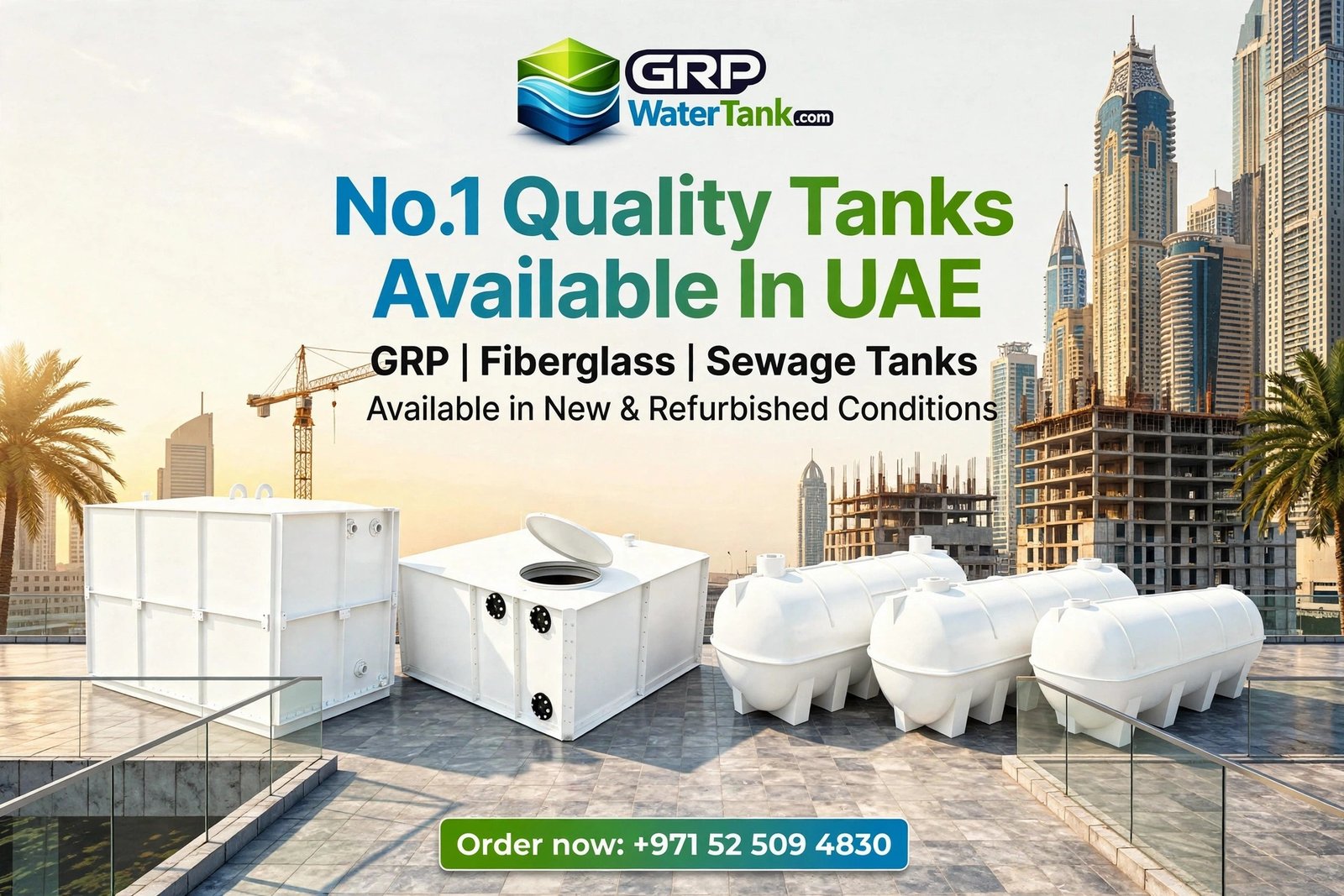 GRP water tank supplier in UAE